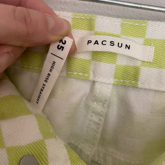 High Rise Checkered jeans - Picture 2 of 2